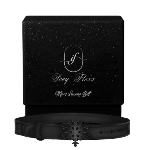 Icey Flexx - Original Snowflake Luxe Belt (Men’s) (Black Diamond Edition)